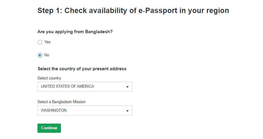 bangladesh passport renewal in usa