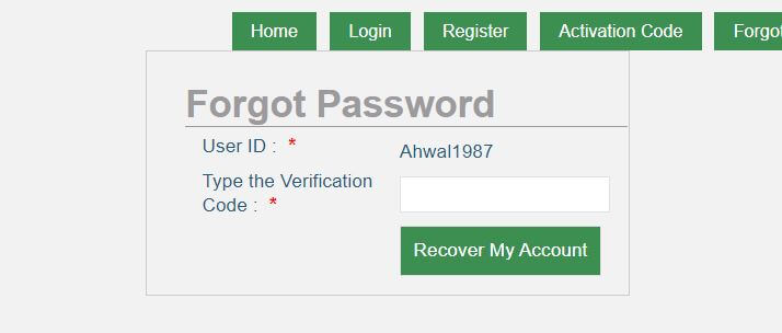 change TIN account password