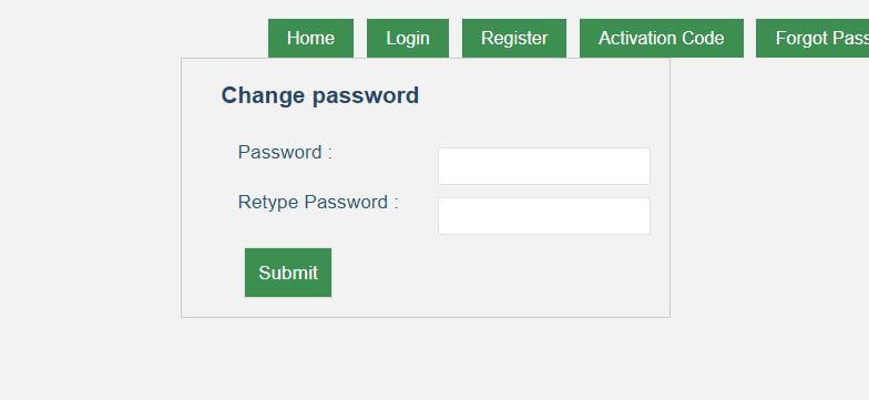 change TIN password