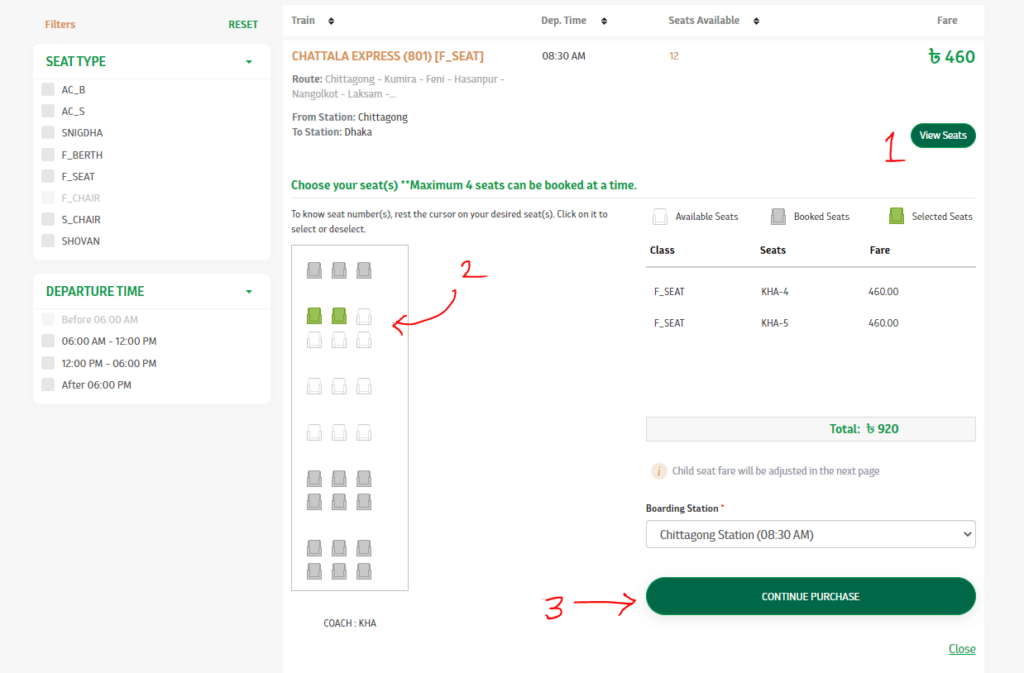 railway ticket online