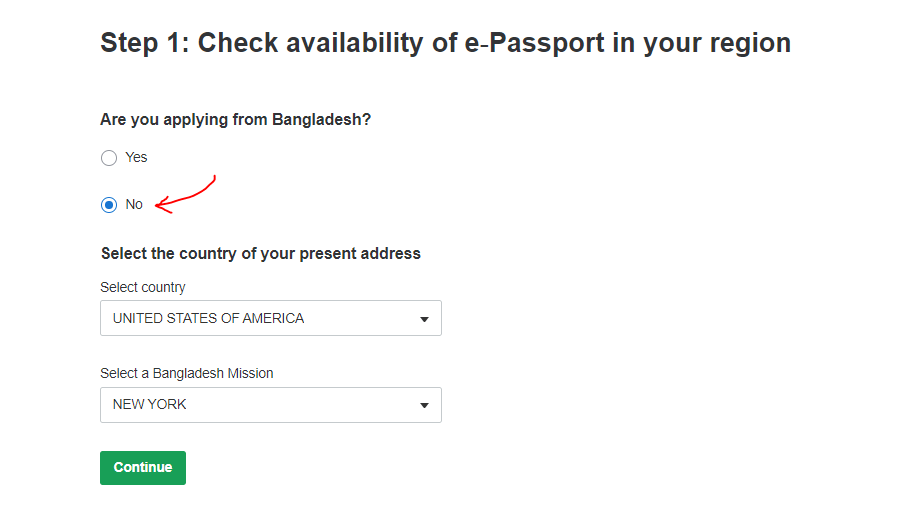 Bangladesh Passport Renewal in USA New York