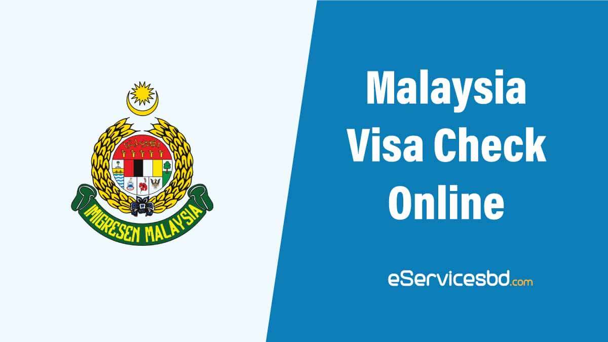 malaysia tourist e visa check